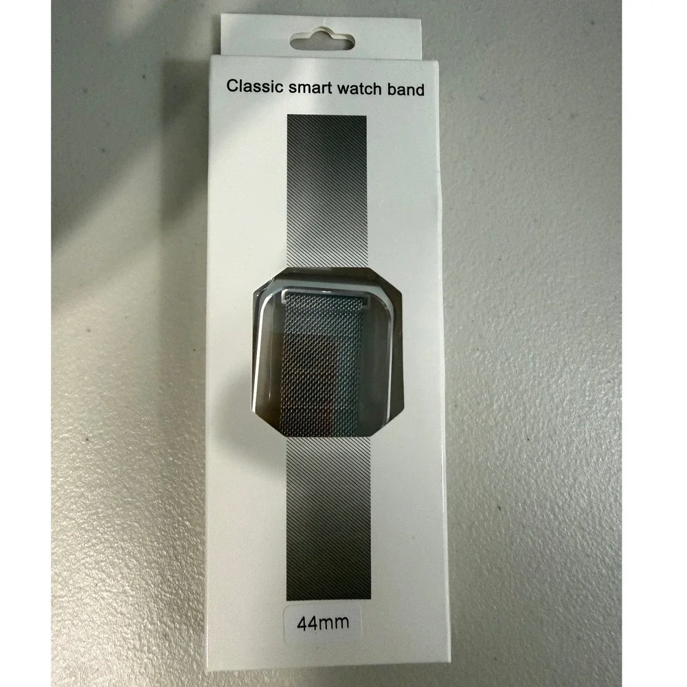 4 Pack Silver Milanese Loop Smart‎ Watch Band 44mm Mesh Strap 1111
